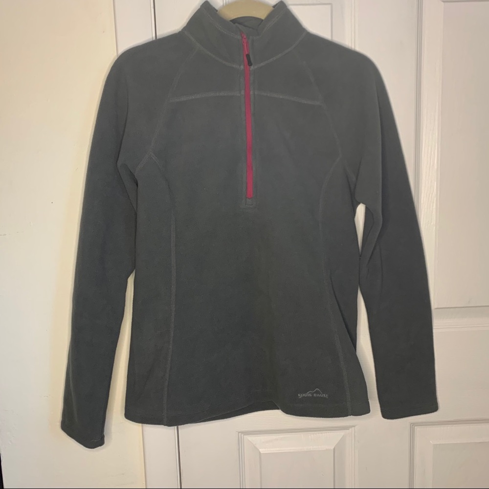 Eddie Bauer Fleece Quarter Zip Jacket